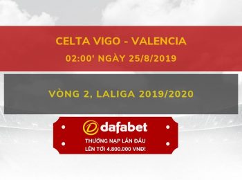 Celta Vigo vs Valencia 25/8