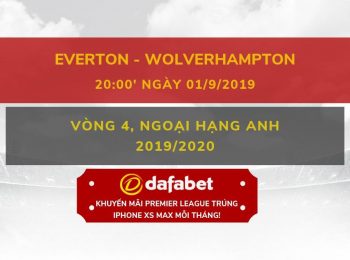 Everton vs Wolverhampton 1/9