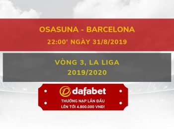 Osasuna vs Barcelona 31/8