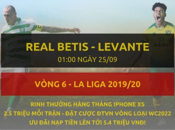Real Betis vs Levante 25/9
