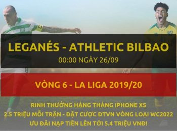 Leganes vs Athletic Bilbao 26/9