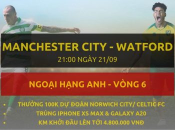 Man City vs Watford 21/9