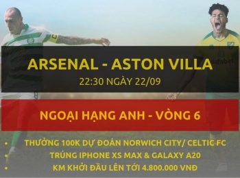 Arsenal vs Aston Villa 22/9