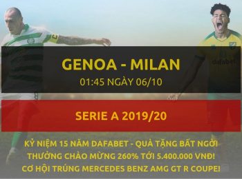 Genoa vs Milan 06/10