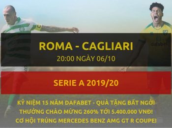 Roma vs Cagliari 06/10