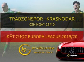 Trabzonspor – FK Krasnodar (2h ngày mai 25/10)