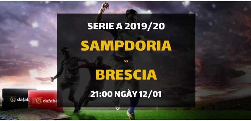 Sampdoria - Brescia Calcio - keo bong da dafabet - serie a 2019-2020